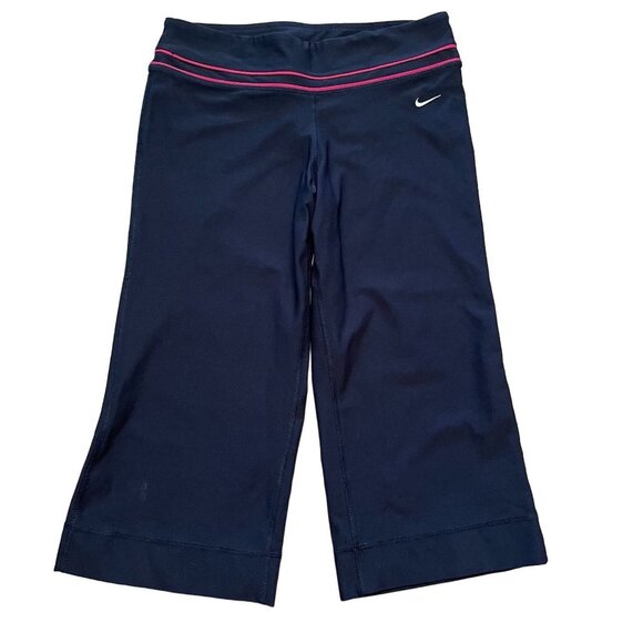 Nike Dri-Fit Wide Leg Cropped Pant Size Small - Picture 1 of 4